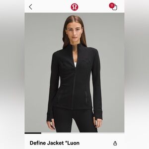 Lululemon Define Jacket *Luon in Black
